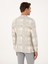 Erkek Beyaz Slim Fit Yün Karışımlı Flanel Ceket 50272733-VR013 5