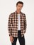 Erkek Kiremit Slim Fit %100 Pamuk Desenli Gömlek 50291335-VR031 3