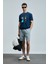 Funky Modern Grafik T- Shirt Siyah 5