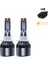 H8 Tip LED Far Ampulü Çift Renkli Sarı/beyaz 36W-4800LM-12V 2'li Takım 1