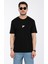 Erkek Bisiklet Yaka %100 Pamuk Rahat Kalıp 777 Sayı Baskılı T-Shirt 5