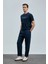 Tom Smart Erkek Chino Pantolon Slim Fit Lacivert 4