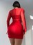 Kırmızı Tül Detaylı Etek Ve Göğüs Kısmı Micro 3