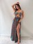 Leopar Desenli Micro Kumaş Uzun Summer Dress 1
