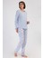 Pamuklu Kadın Uzun Kol Pijama Takım , 408469 2