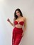 Kırmızı Sydney Seashell Lace Etekli Ikili Taklım 1