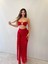 Kırmızı Sydney Seashell Lace Etekli Ikili Taklım 4