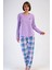 Pamuklu Kadın Uzun Kol Pijama Takım , 410024 1