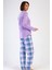 Pamuklu Kadın Uzun Kol Pijama Takım , 410024 2