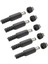 Dc Şase 2.1mm Somunlu Dişi ve Erkek Jak Fiş 5li Takım Set 1