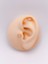 Cerrrahi Çelik Piercing ( Pirsing ) Ra'nın Gözü Tragus Helix Piercing (1ADET) 1