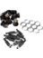 Dc Şase 2.1mm Somunlu Dişi ve Erkek Jak Fiş 10LU Takım Set 1