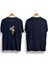 Inci Küpeli Billie Eilish/ Erkek Lacivert Renk T-Shirt / %100 Pamuk Premium Quality / Regular Fit 2