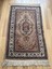 90X143 cm Antika Türk Çiçekli Halı, Kahverengi Yün Halı, 40 Yıllık El Dokuma Kilim, Boho Stili Harika Halı 1