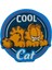 BAL-382515 Garfield Cool Cat Mavi Bardak Altlığı 1