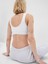 Kadın Beyaz Organik Pamuk Stretch Gap Logo Bralet 1