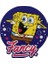 BAL-382959 Sponge Bob Fancy Lacivert Bardak Altlığı 1