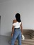 Kadın Düşük Omuz Crop Bluz 5