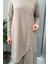 Önü Düğme Detaylı Triko Tunik Mink T25Y-6012 4