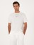 Erkek Ekru Oversize %100 Pamuk Bisiklet Yaka T-Shirt 50302511-VR019 1