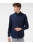 Slim Fit Lacivert Gömlek 2