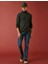 Straight Fit Premium Mark Koyu Indigo Erkek Jean Pantolon 6WAM40068ND 1