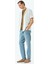 Tapered Fit Joe Açık Indigo Erkek Jean Pantolon 5SAM40023ND 2