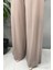 Önü Dikiş Detaylı Bol Paça Triko Pantolon Mink T25Y-7009 1