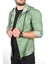 Kapüşonlu Cepli Slim Fit Likralı Kot Gömlek 2300396 4