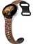 Huawei Watch 3 Gt Gt2 GT2E Gt3 Gt4 Gt 5 Pro Se Elite 46MM Uyumlu 22MM Leopar Desenli Silikon Kordon 1