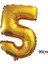 - 40 Inç 5 Rakamı Folyo Balon Gold 100 cm Sptgl 1