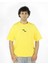 Flamepetal | Sarı Renk Baskılı Erkek T-Shirt | Oversize 2