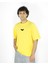Nocturnis | Sarı Renk Baskılı Erkek T-Shirt | Oversize 4