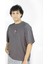 Fingard | Gri Renk Baskılı Erkek T-Shirt | Oversize 4