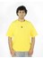 Nullaloon | Sarı Renk Baskılı Erkek T-Shirt | Oversize 2