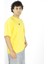 Nullaloon | Sarı Renk Baskılı Erkek T-Shirt | Oversize 3