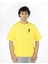 Facia Machina | Sarı Renk Baskılı Erkek T-Shirt | Oversize 2