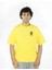 Manus Vita | Sarı Renk Baskılı Erkek T-Shirt | Oversize 2