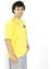 Manus Vita | Sarı Renk Baskılı Erkek T-Shirt | Oversize 3
