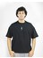 Fissuraxis | Siyah Renk Baskılı Erkek T-Shirt | Oversize 2