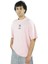 Aqua-Nihil | Pembe Renk Baskılı Erkek T-Shirt | Oversize 4