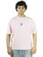 Loopnity | Pembe Renk Baskılı Erkek T-Shirt | Oversize 2
