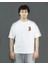 Magnabella | Beyaz Renk Baskılı Erkek T-Shirt | Oversize 2