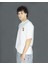 Magnabella | Beyaz Renk Baskılı Erkek T-Shirt | Oversize 3