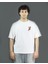 Cardipalm | Beyaz Renk Baskılı Erkek T-Shirt | Oversize 2