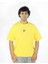 Loopnity | Sarı Renk | Baskılı Erkek T-shirt | Oversize 2