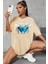 Unisex Blue Butterfly Baskılı Tasarım Tshirt 1