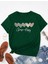 Unisex Pamuklu Choose Happy Kalp Ön Baskılı Tasarım Tshirt 1