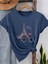 Unisex Pamuklu Eyfel Kulesi Ön Baskılı Tasarım Tshirt 1