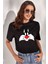 Unisex Sylvester Baskılı Tasarım T-Shirt 1